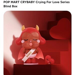 Pop Mart CRYBABY Kiss Kiss Devil Authentic Figure w/ Box & Card